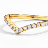 Eternity Bridge Moissanite Ring