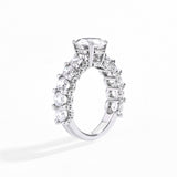2CT Round Moissanite  Ring