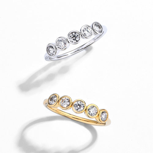 2025 Valentine's Day Rings Special - Bezel Setting Collection