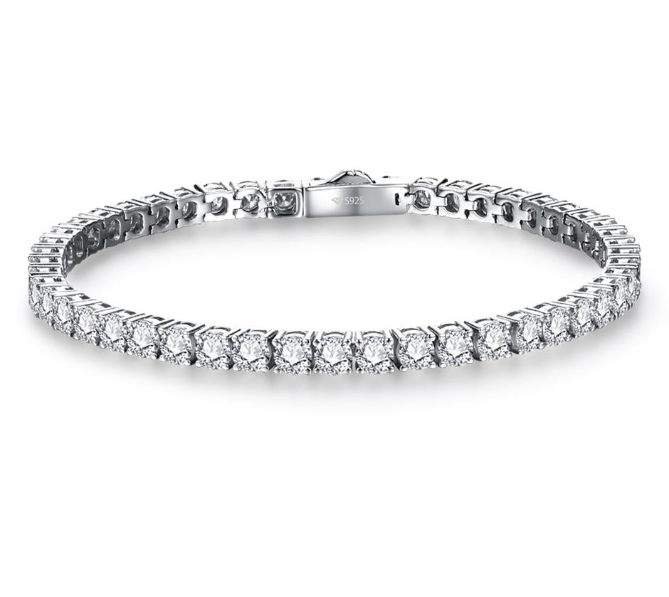 Tennie Bracelet and Chain Bracelet Black Friday Deals. Specification：Moissanite Stone 2.5MM-5MM. length：14-20cm.