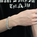 Hip Hop Cuban Link Moissanite Bracelet
