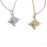 Four Leaf Clover Moissanite Necklace
