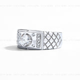 Brilliant Moissanite Ring Set