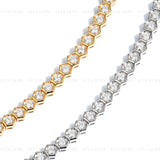 3.5MM Tennis Moissanite Bracelet