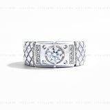 Brilliant Moissanite Ring Set