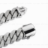 Hip Hop Cuban Link Moissanite Bracelet