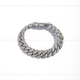 Hip Hop Cuban Link Moissanite Bracelet