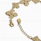 Lucky Flower Moissanite Bracelet