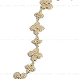 Lucky Flower Moissanite Bracelet