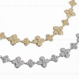 Lucky Flower Moissanite Bracelet