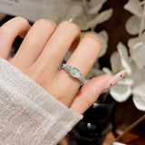 Pear Bezel Moissanite Ring