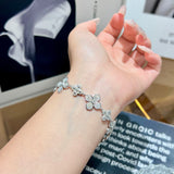 Lucky Flower Moissanite Bracelet