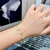 Lucky Flower Moissanite Bracelet