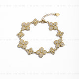 Lucky Flower Moissanite Bracelet