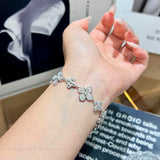 Lucky Flower Moissanite Bracelet