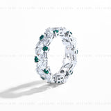 Oval Round Eternity Ring