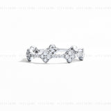 Charm Eternity Clover Ring