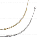 Marquise and Round Moissanite Bracelet