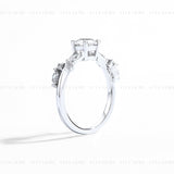 0.8CT Twist Moissanite Ring