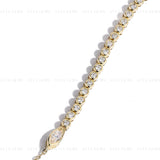 Marquise and Round Moissanite Bracelet