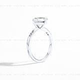 4CT Oval Moissanite Ring