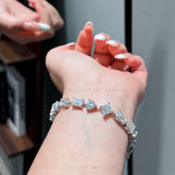 Luxury Fancy Full Moissanite Bracelet
