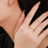 Pear Crown Design Engagement Ring
