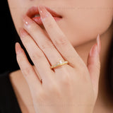 Pear Crown Design Engagement Ring