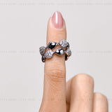 Luxury Tulip Wedding Band