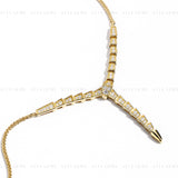 Moissanite Snake Necklace