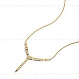 Moissanite Snake Necklace