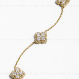 Luxuxry Clover Moissanite Necklace