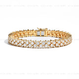 Double Row Tennis Bracelet