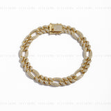 Full Moissanite Cuba Chain Bracelet