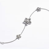 Sparkle Starflower Shape Adjustable Bracelet