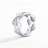 Luxury Tulip Wedding Band