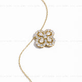 Four-leaf Clover CZ Necklace