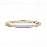 3MM Round Tennis Bangle Bracelet