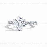 Brilliant Moissanite Ring Set