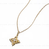 Four Leaf Clover Moissanite Necklace