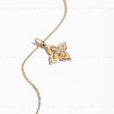 Four Leaf Clover Moissanite Necklace