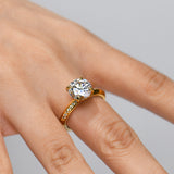 3CT Channel Engagement Ring