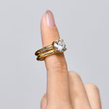 3.0 CT Double Channel Ring