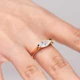 1 CT Marquise Couple Ring