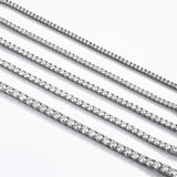 2.5MM Tennis Bracelet D Color Moissanite Diamond Chain #B001