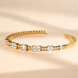 #B005 Multi Shape Tennis Link Moissanite Bracelet