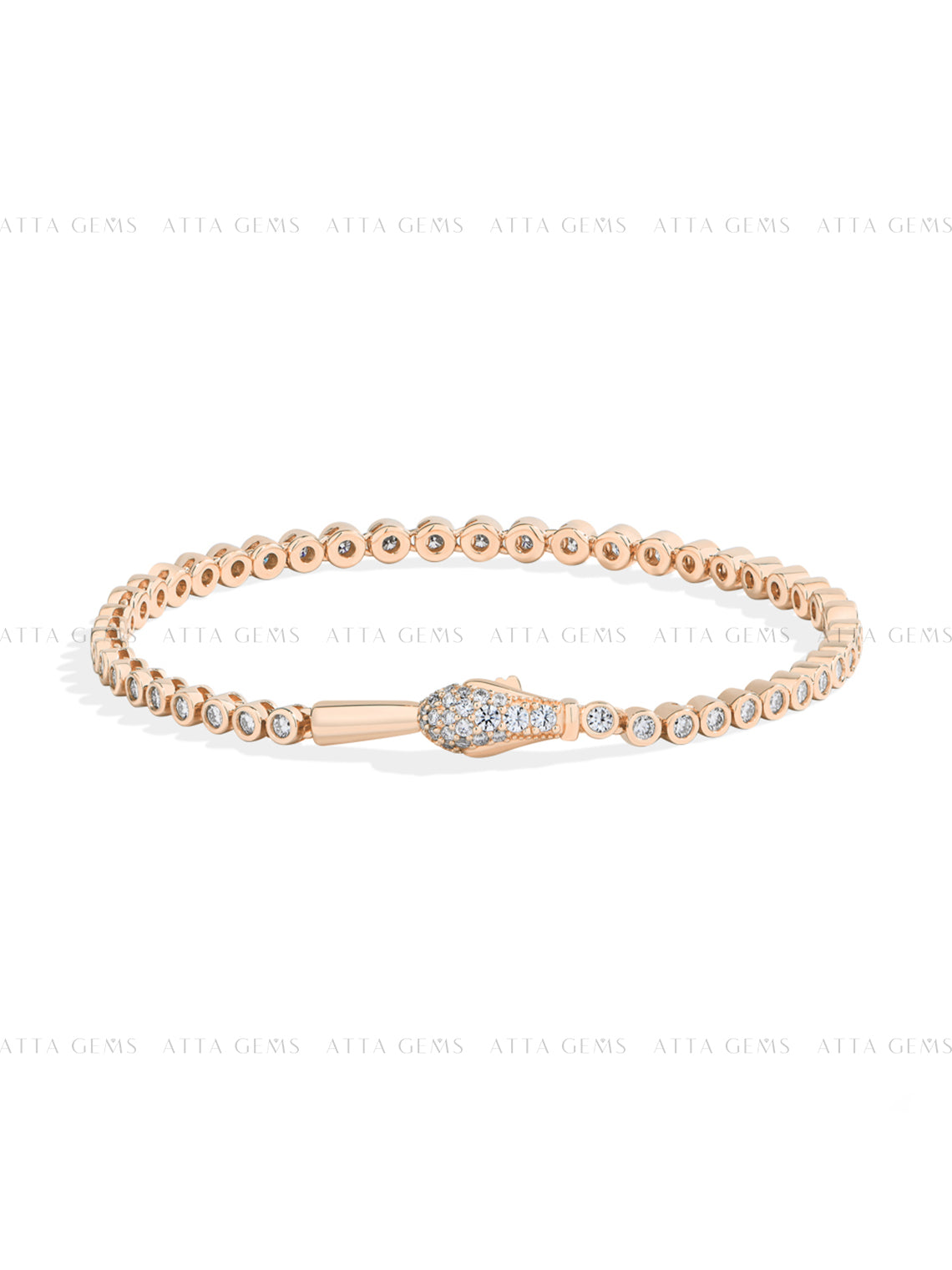 Snake Lock Tennis Bracelets