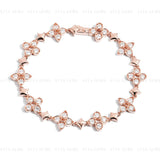 Floral Star Moissanite Bracelet
