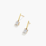 18k Lab Grown Diamond Eight Claw Earrings