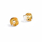 Rose Moissanite Stud Earring